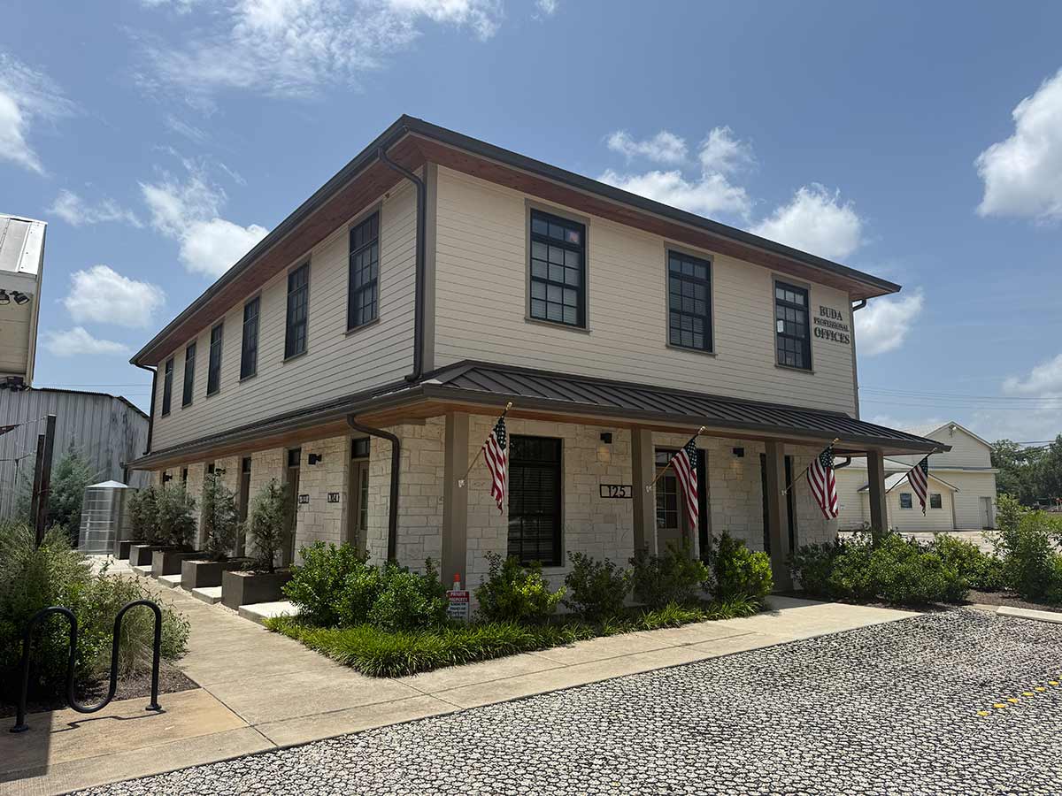 Timberline Minerals office at 125 Rose Street in Buda, Texas