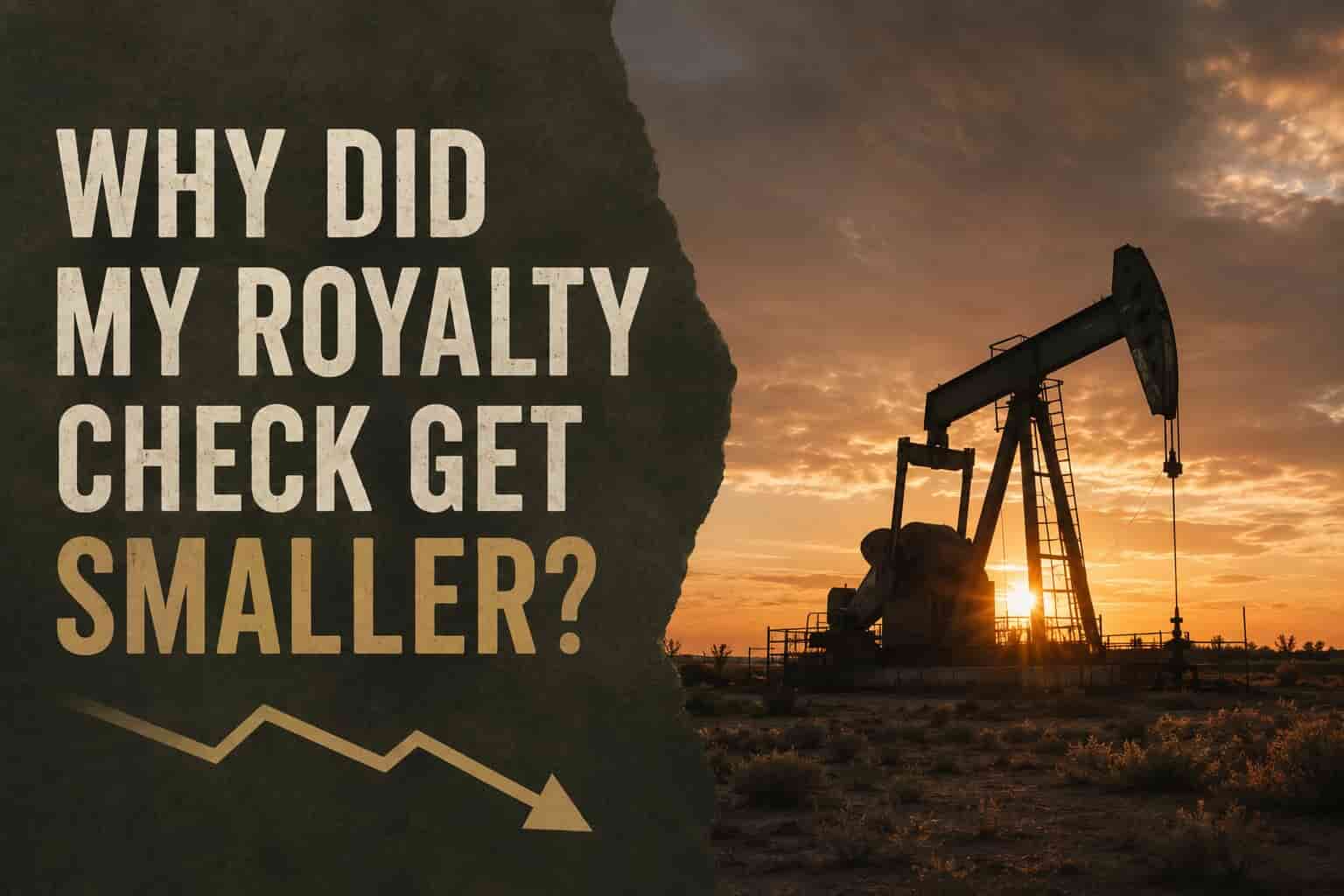 Why did my royalty check get smaller?